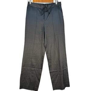 Tomorrowland Pants Women's 6 Silk Tie Waist